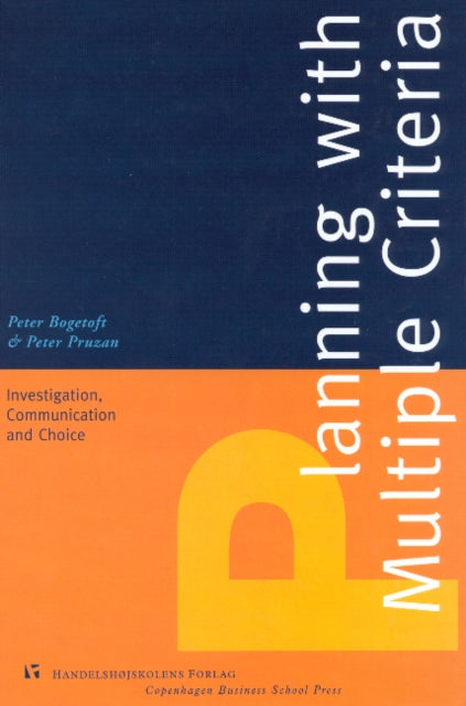 Book cover of: Planning with Multiple Criteria