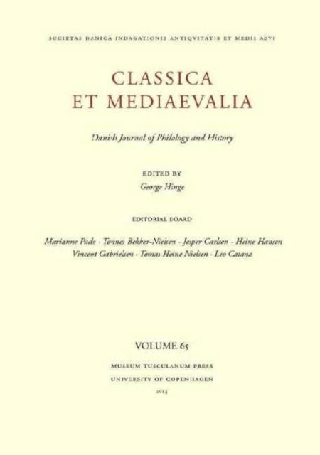 Book cover of: Classica et Mediaevalia 65. By: George Hinge