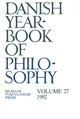 Book cover of: Danish Yearbook of Philosophy