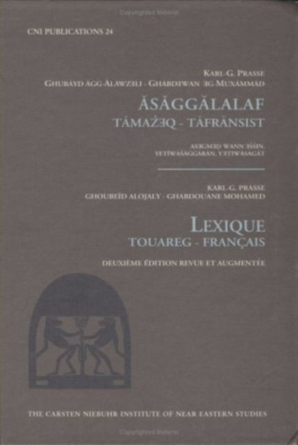 Book cover of: Lexique Touareg-Francais. By: Karl G. Prasse