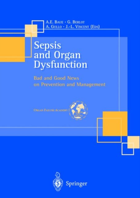 Book cover of: Sepsis and Organ Dysfunction