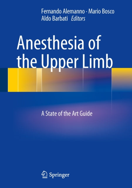 Book cover of: Anesthesia of the Upper Limb