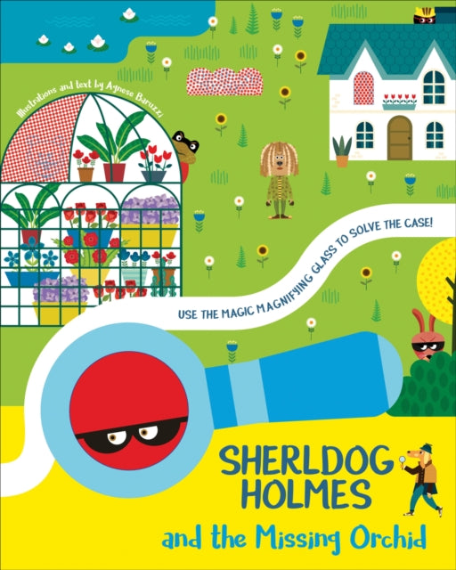 Book cover of: SherlDog Holmes and the Missing Orchid. By: BARUZZI