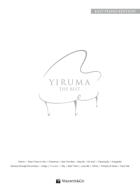 Book cover of: Yiruma The Best - Easy Piano Edition