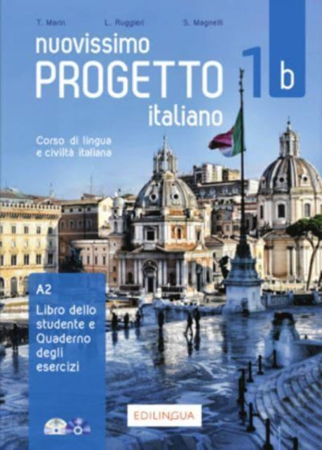 Book cover of: Nuovissimo Progetto italiano 1b + IDEE online code. By: Telis Marin