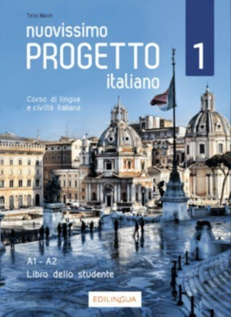 Book cover of: Nuovissimo Progetto italiano 1 - Libro dello studente + IDEE code. By: Telis Marin
