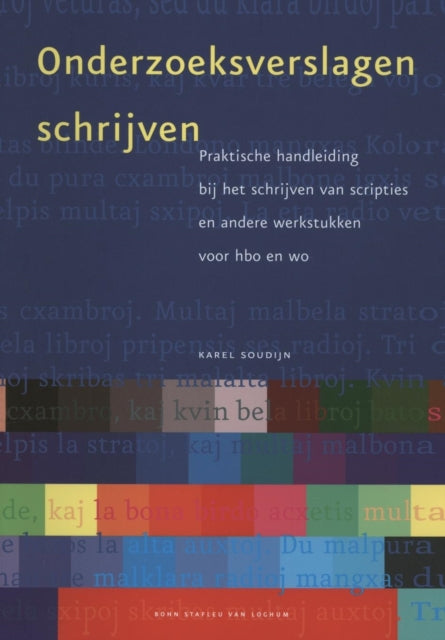 Book cover of: Onderzoeksverslagen Schrijven