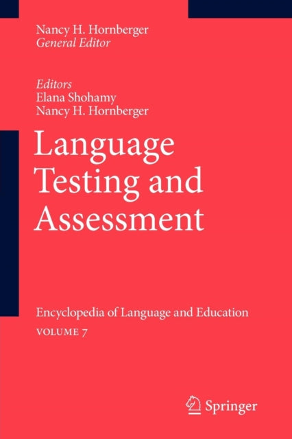 Book cover of: Language Testing and Assessment. By: Elana Shohamy