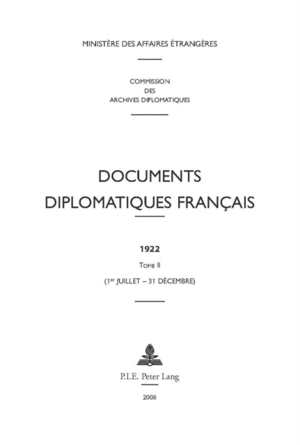 Book cover of: Documents Diplomatiques Francais. By: Ministere des Affaires Etrangeres Staff