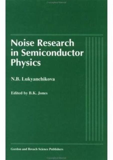 Book cover of: Noise Research in Semiconductor Physics