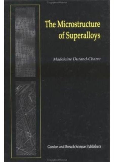 Book cover of: Microstructure of Superalloys