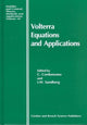 Book cover of: Volterra Equations and Applications