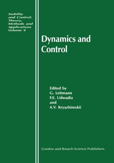 Book cover of: Dynamics and Control
