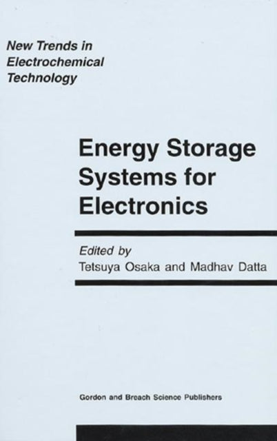 Book cover of: Energy Storage Systems in Electronics