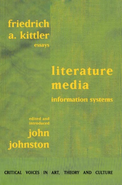 Book cover of: Literature, Media, Information Systems. By: John Johnston
