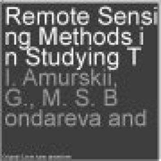Book cover of: Remote Sensing Methods in Studying Tectonic Fractures in Oil- and Gas-Bearing Formations. By: G.A. Abramenok