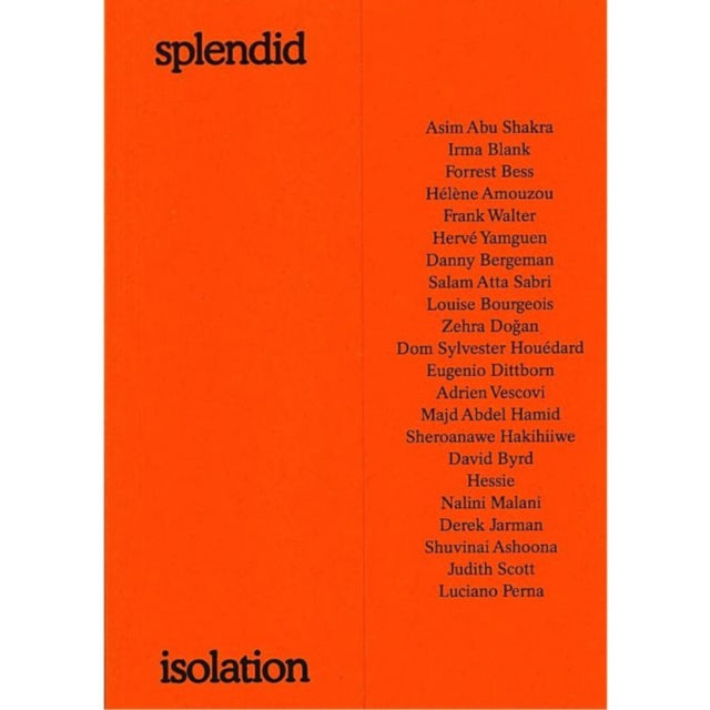 Book cover of: Splendid Isolation. By: Tanja Boon