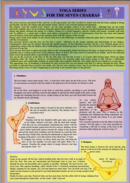 Book cover of: Yoga Series for the Seven Chakras -- A4