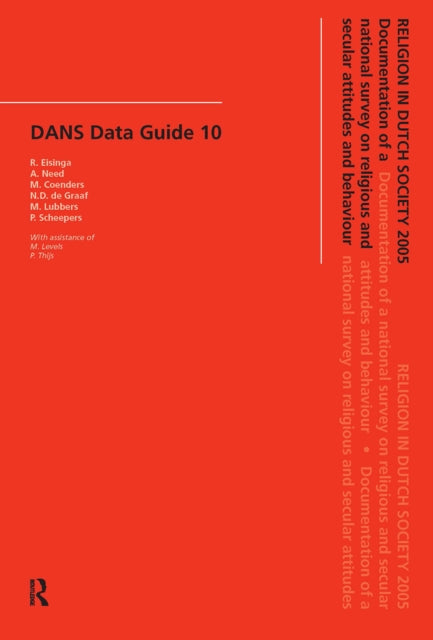 Book cover of: Religion in Dutch Society 2005. By: M. Coenders