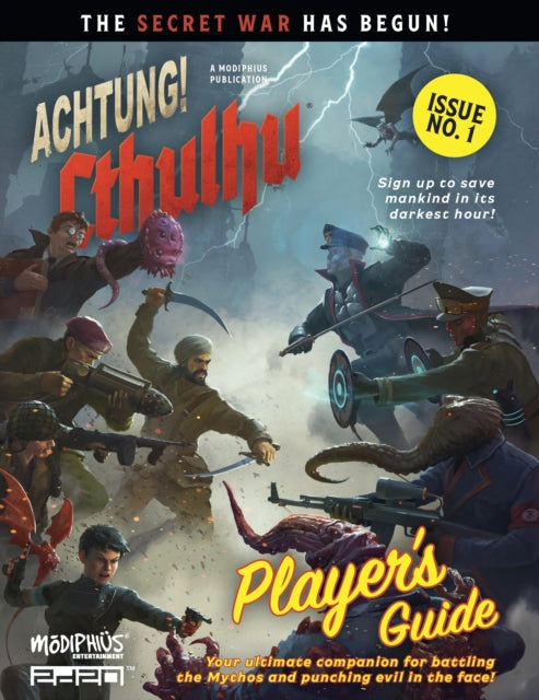 Book cover of: Achtung! Cthulhu 2D20 Player's Guide