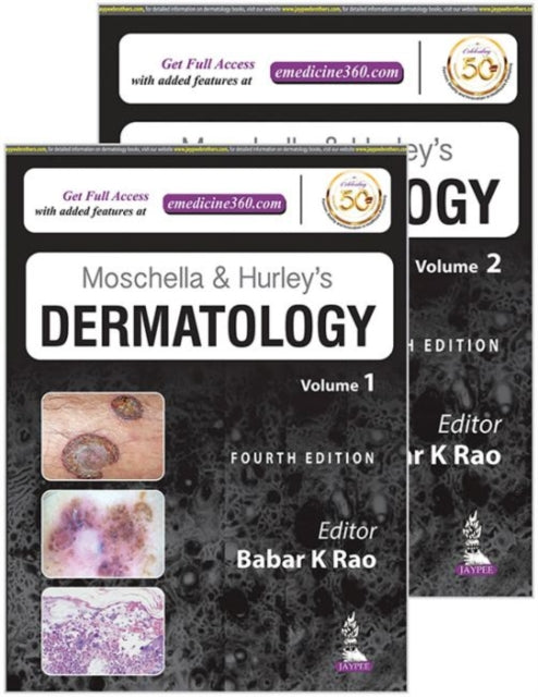 Book cover of: Moschella and Hurley's Dermatology. By: Babar K. Rao