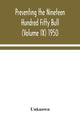 Book cover of: Presenting the Nineteen Hundred Fifty Bull (Volume IX) 1950