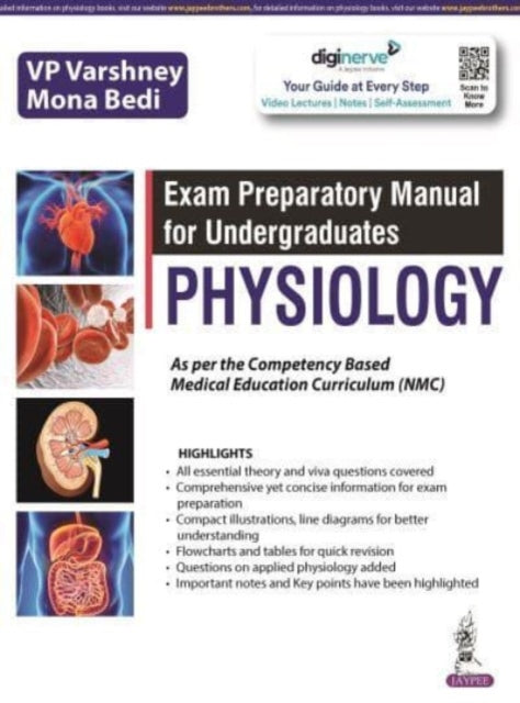 Book cover of: Exam Preparatory Manual for Undergraduates: Physiology. By: V. P. Varshney