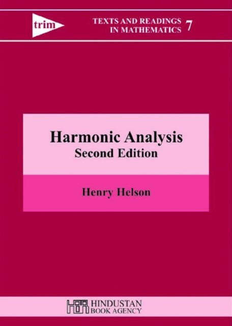 Book cover of: Harmonic Analysis. By: Herminia Coben