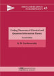 Book cover of: Coding theorems of classical and quantum information theory. By: K.R. Parthasarathy