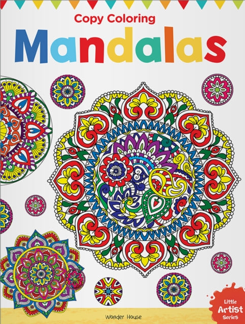 Book cover of: COPY COLOURING MANDALAS. By: Wonder House Books