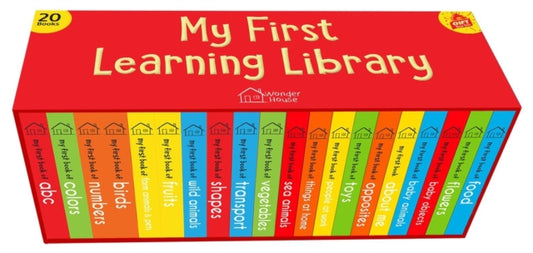 My First Learning Library Box Set 2, Box Set of 20 Board Books for Children 9789388369886 Wonder House Books