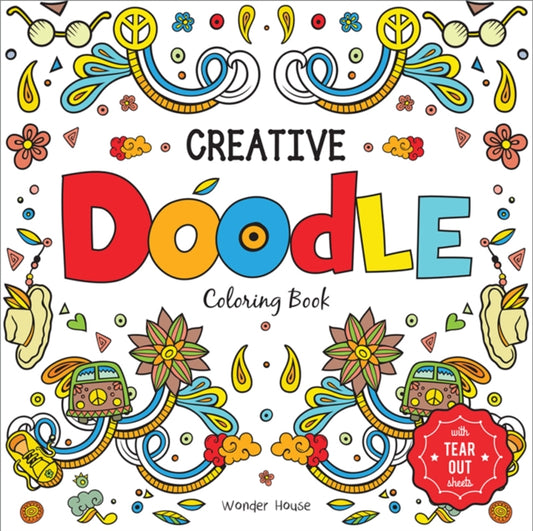 Book cover of: Creative Doodle Coloring Book. By: Wonder House Books