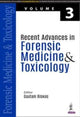 Book cover of: Recent Advances in Forensic Medicine & Toxicology. By: Gautam Biswas