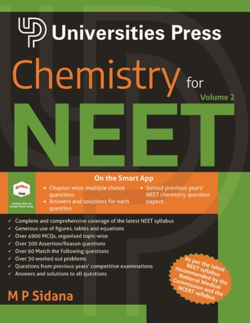 Book cover of: Chemistry for NEET