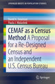 Book cover of: CEMAF as a Census Method. By: David A. Swanson