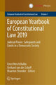 Book cover of: European Yearbook of Constitutional Law 2019. By: Ernst Hirsch Ballin