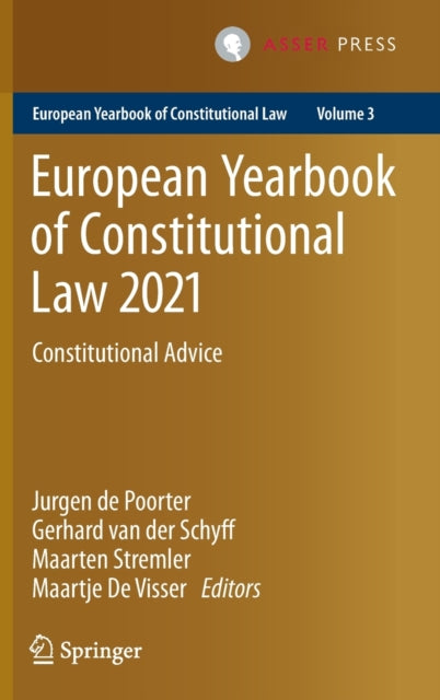 Book cover of: European Yearbook of Constitutional Law 2021. By: Jurgen de Poorter