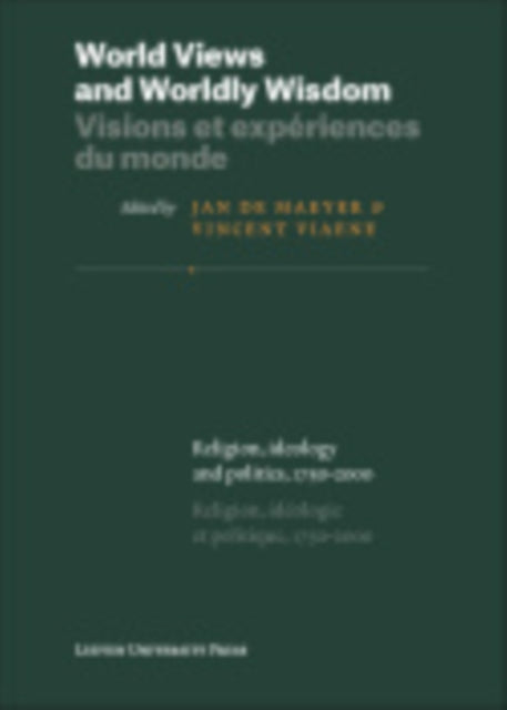 Book cover of: World Views and Worldly Wisdom. By: Vincent Viaene