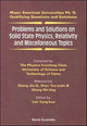 Book cover of: Problems And Solutions On Solid State Physics, Relativity And Miscellaneous Topics