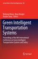 Book cover of: Green Intelligent Transportation Systems. By: Wuhong Wang