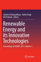 Book cover of: Renewable Energy and its Innovative Technologies. By: Jayeeta Chattopadhyay