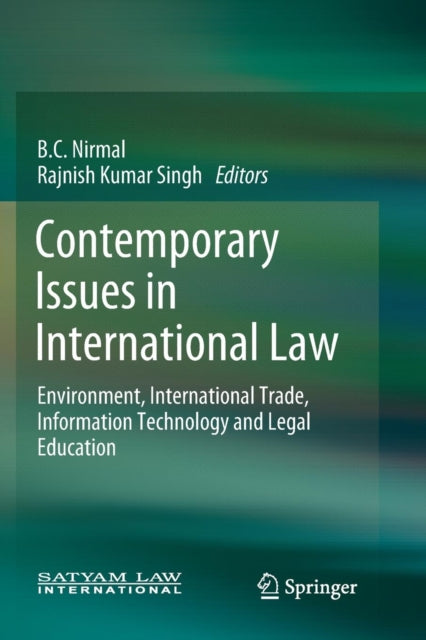 Book cover of: Contemporary Issues in International Law. By: B.C. Nirmal