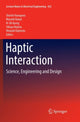 Book cover of: Haptic Interaction. By: Shoichi Hasegawa