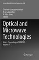 Book cover of: Optical And Microwave Technologies. By: Gnanam Gnanagurunathan