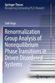 Book cover of: Renormalization Group Analysis of Nonequilibrium Phase Transitions in Driven Disordered Systems. By: Taiki Haga