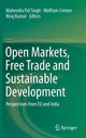 Book cover of: Open Markets, Free Trade and Sustainable Development. By: Mahendra Pal Singh