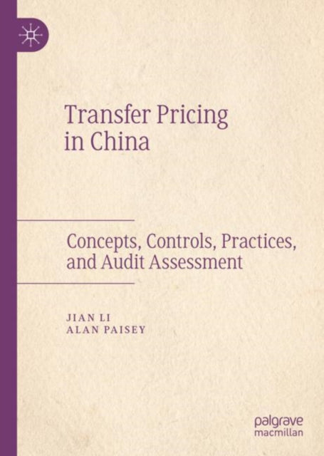 Book cover of: Transfer Pricing in China. By: Jian Li