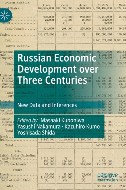 Book cover of: Russian Economic Development over Three Centuries. By: Masaaki Kuboniwa