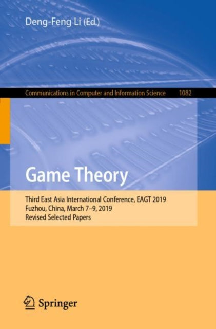 Book cover of: Game Theory. By: Deng-Feng Li