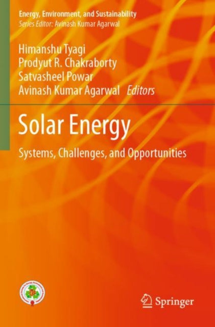 Book cover of: Solar Energy. By: Himanshu Tyagi